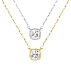 Koreaanse sieraden met diamanten bezette ketting 925 zilver Fairy Temperamental All-match Simple