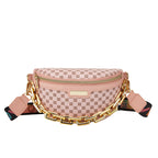Women's Fashionable Chest Bag Large Capacity Crossbody Bag Zipper Pocket Women's Shoulder Bag Leopard Print Waist Bag