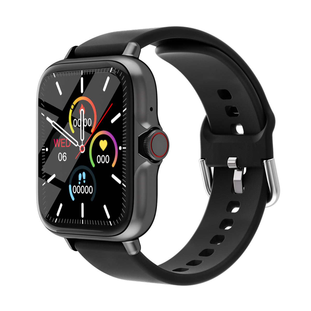 Orologio intelligente con cardiofrequenzimetro, pressione sanguigna, braccialetto sportivo