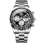 Olevs 2945 Men's watch luminous chronograph moon phase luxury brand fashion diving series men's watch