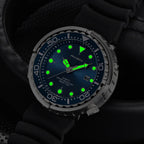 Orologio da polso al quarzo sportivo da uomo con cinturino in silicone, impermeabile