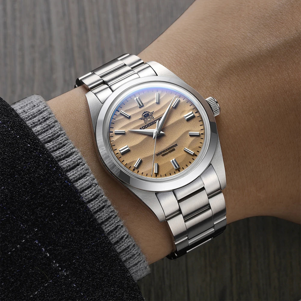 ADDIESDIVE AD2030 Orologio Sportivo da Uomo Business Casual con Cinturino in Acciaio