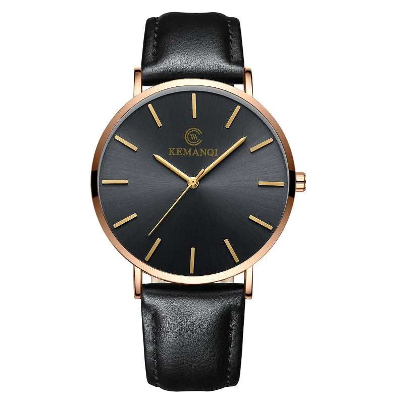 2025 Fashionable Luxury Women Quartz Watch Business Style Blu-ray Quartz Stainless steel Leather band Quartz watch