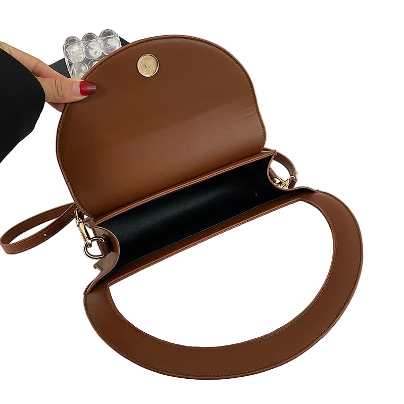 Fashionable Women's Handbag Mobile Phone Wallet One Shoulder Crossbody Saddle Bag Large Capacity Crossbody Women's Bag