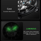 TRSOYE TRS 8389 Luxury Fashion Hollow Automatic Man Watch - Acquisti Online