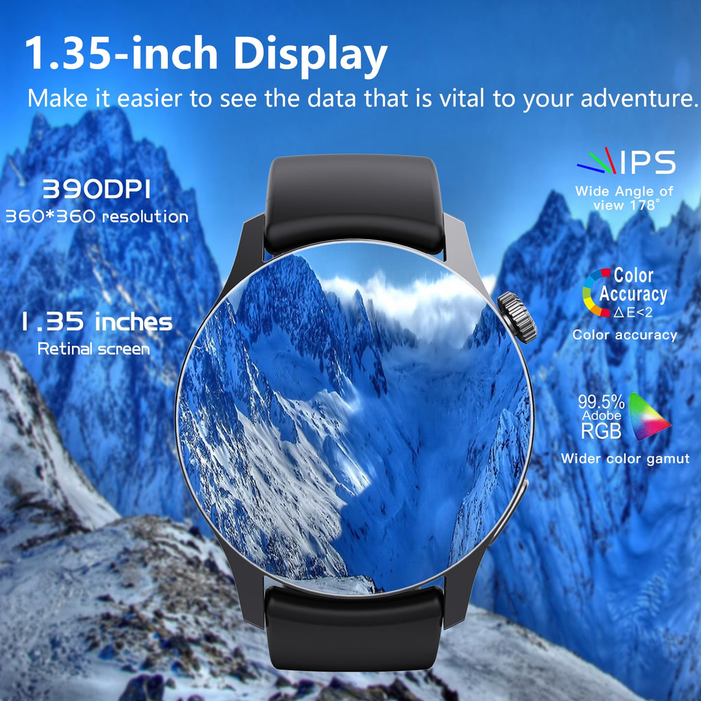 F207 Smart Watch 1.35-Inch Narrow Edge Screen Man Bluetooth Smartwatch - Acquisti Online