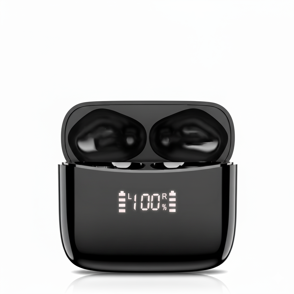 J8 PRO TWS Earbuds In-ear Touch Control Bluetooth Mini Earphones Music Stereo Digital Display in-ear Wireless Earbuds