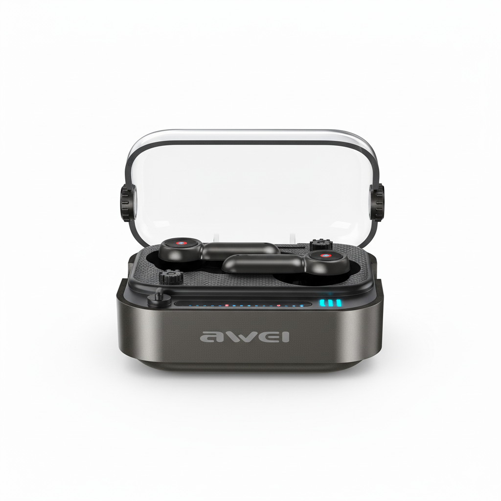 Awei T58 TWS Wireless Headphone In-Ear Earbuds Wireless Earbuds Voice Wake Up Wireless Gaming Wireless Earbuds