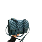 Women's Vintage One Shoulder Underarm Bag Fashion Lock Small Square Bag