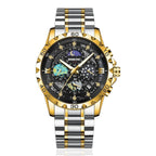BINBOND Men's Quartz Watches Waterproof Date Luminous Small Three Pin Fashion Business Men's Watches