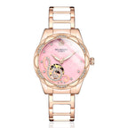 Fashion Luxury Women's Automatic Mechanical Ladies Watches Ceramic Stainless Steel Self-Winding Wristwatch