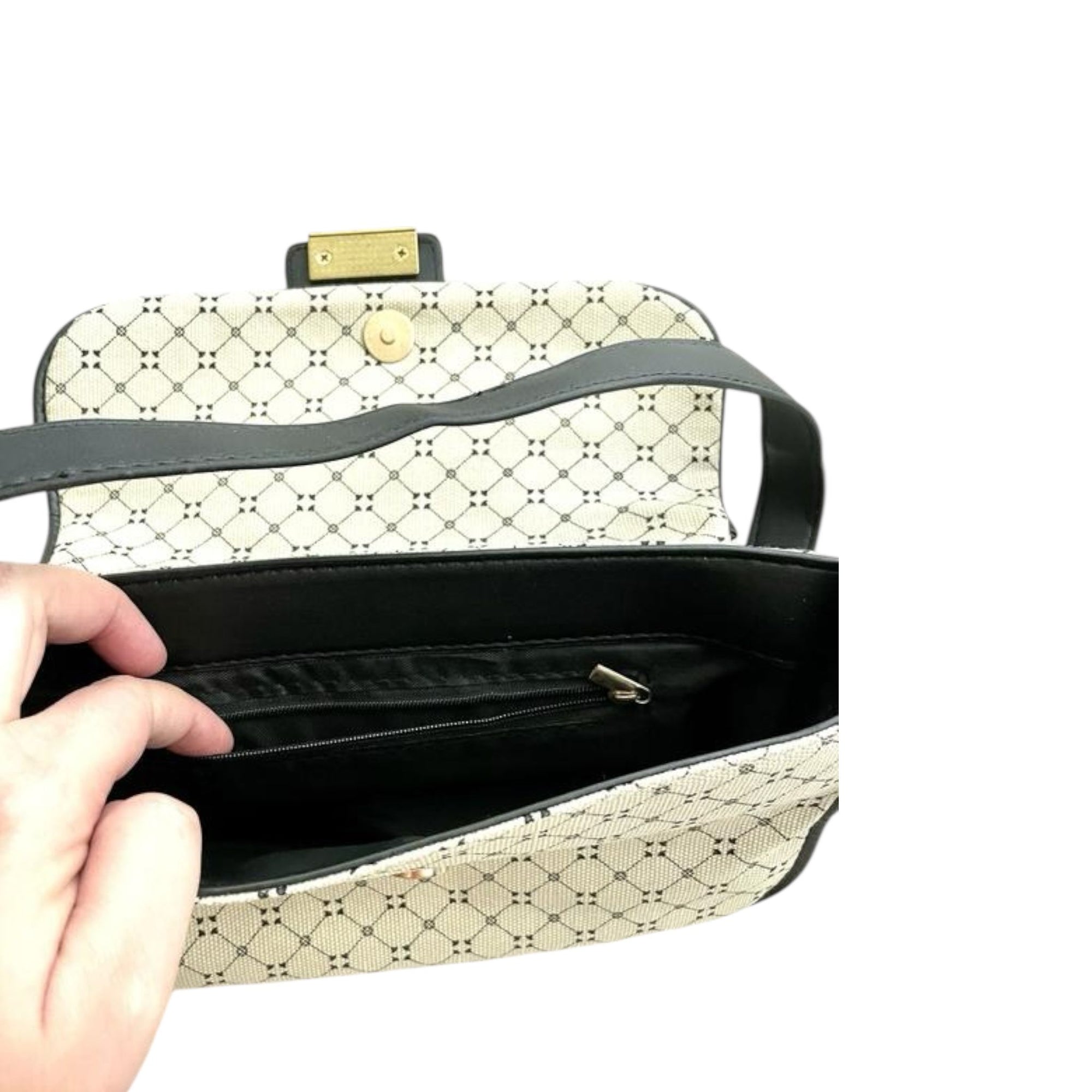 Women's Fashionable Soft printed geometric shoulder bag Zipper Pocket High Quality Women Shoulder Bag