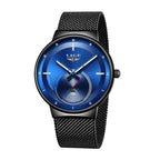 Lige Men's Fashionable Waterproof Quartz watch Steenless Steel Quartz Movement Man Watch - Acquisti Online