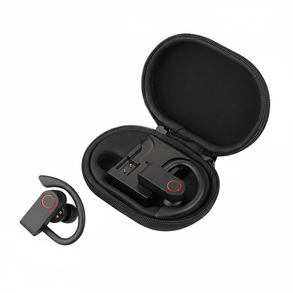 TWS A9 Wireless Bluetooth Earphone Over Ear Earbuds Noise Cancelling 9D Stereo Headphone WIreless Bluetooth Earphone