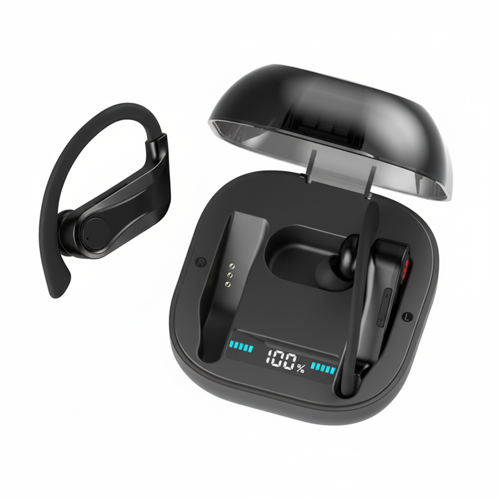 Q62 Wireless Bluetooth Headphone Ear Hook High Sound Quality Earphone TWS Waterproof Wireless Bluetooth Earbuds