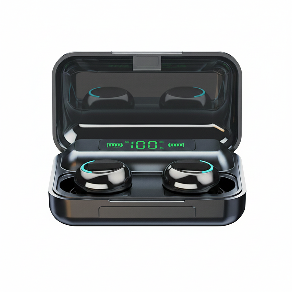 F9 Wireless Bluetooth Headphone Led Digital Display Tws V5.0 9D Stereo Earphones Wireless Headset Bluetooth Earphone