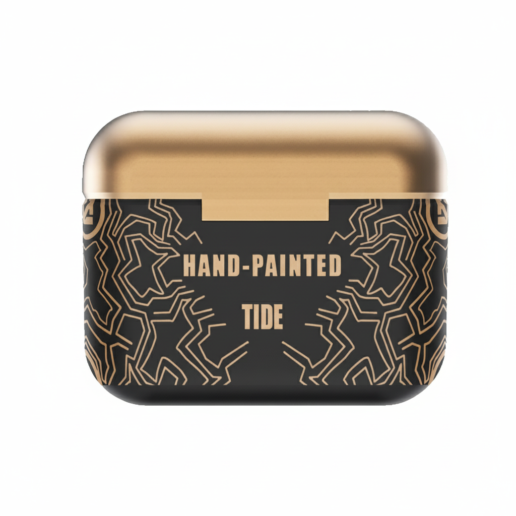 TS-100 HiFi Stereo Bass In-Ear Headphone Wireless 5.0 TWS Graffiti Earbuds LED Battery Indicator Wireless Headphone