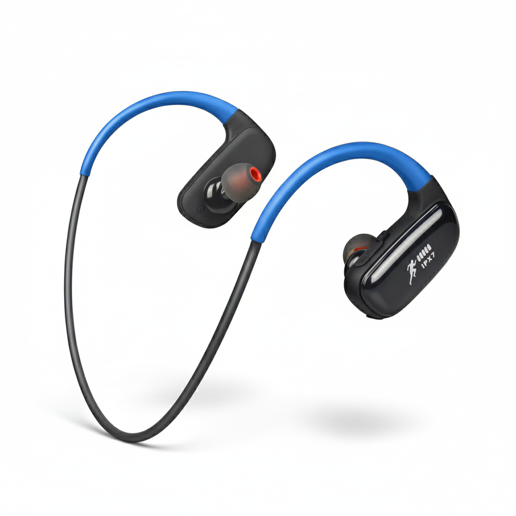  Wireless Bluetooth Headphone LED Battery In-Ear Headset Waterproof Wireless Bluetooth Headset Earphone