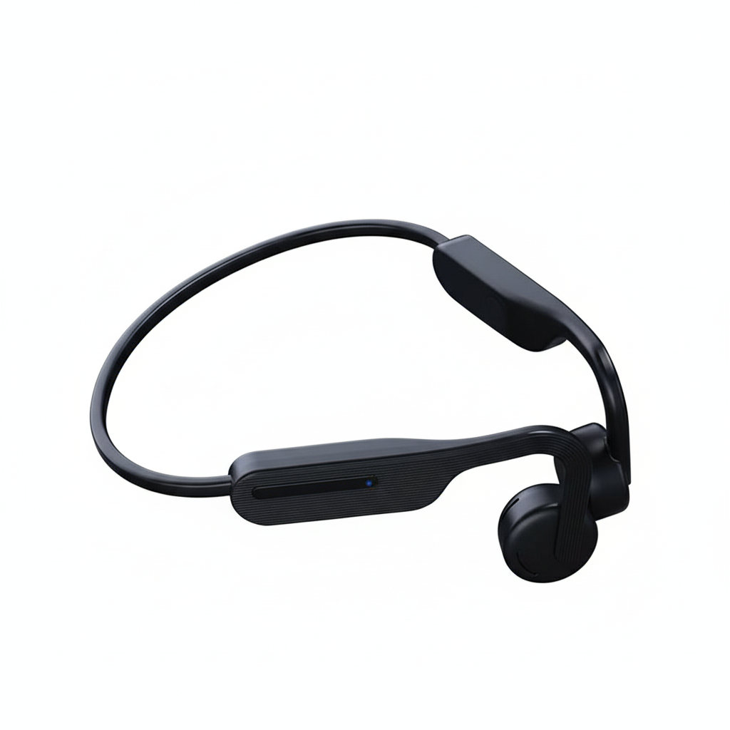 Wireless Bone Conduction Headphones Bluetooth 5.3 Headset with LED Battery Indicator Waterproof Wireless Headphone