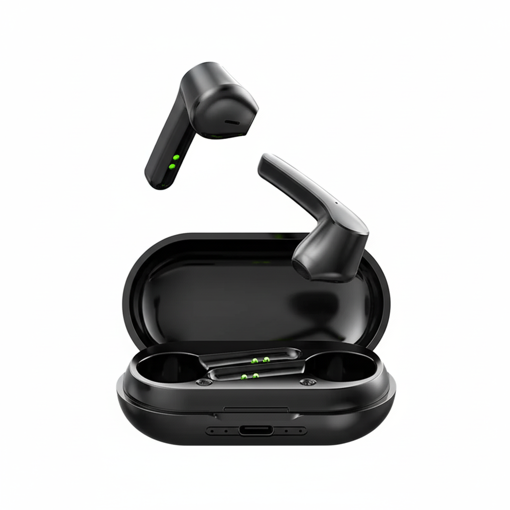 Wireless Earphone TWS Earbuds Headphone V5.0 Bluetooth Headset Noise Canceling Earbuds Wireless Bluetooth Earbuds