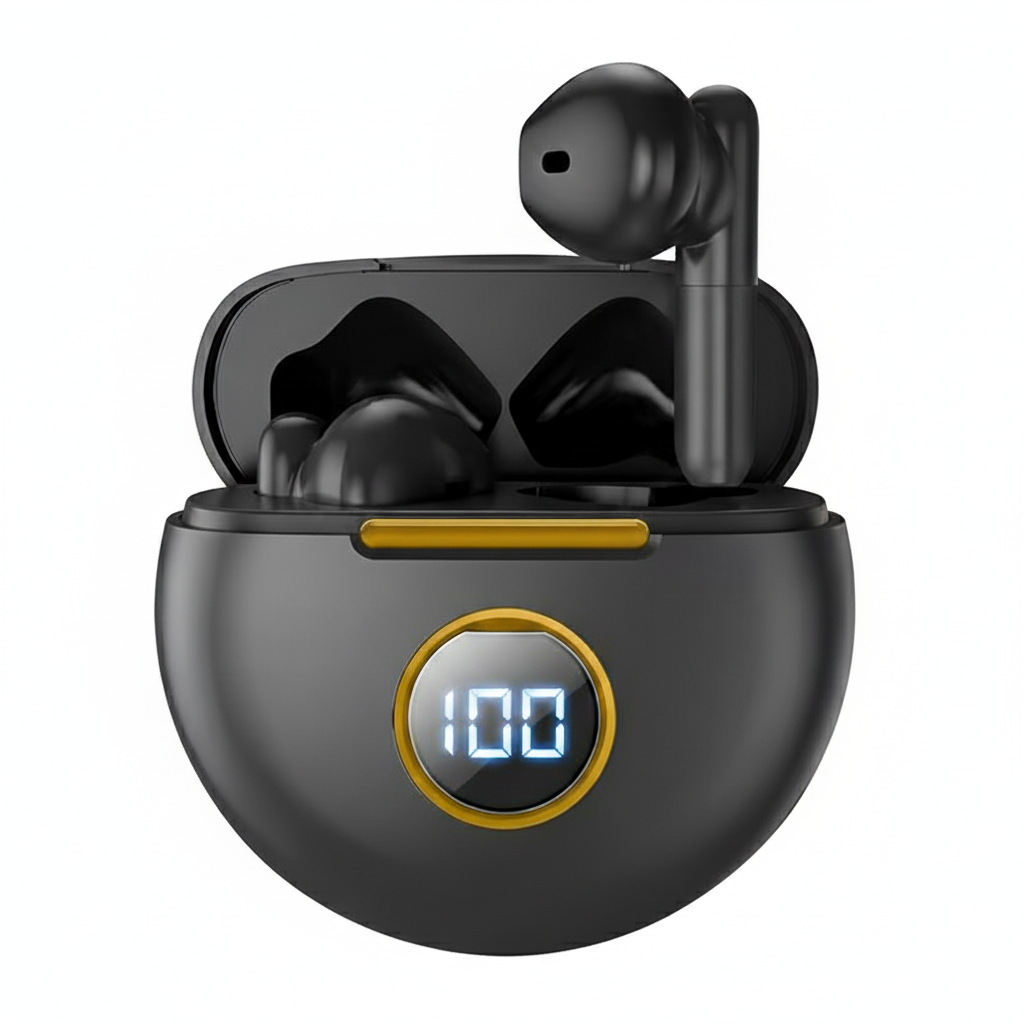 TWS Wireless Earbuds Touch Control Digital Display Earphones with Mic Wireless Headphone Bluetooth Earphones