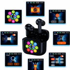  Wireless Headphone Bluetooth Touch Screen Display Multi Function Mode ENC Function BT 5.3 Noise Cancelling Earphone