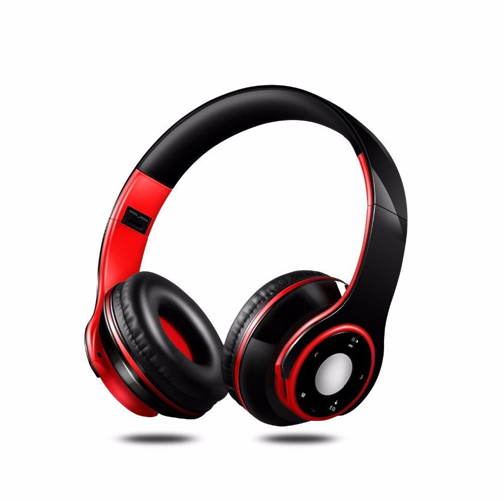 Wireless Bluetooth Headset Over Head Ear Wireless Bluetooth Stereo Headphones Portable Passive Noise Isolating Headphones
