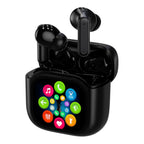 Wireless Headphone Bluetooth Touch Screen Display Multi Function Mode ENC Function BT 5.3 Noise Cancelling Earphone