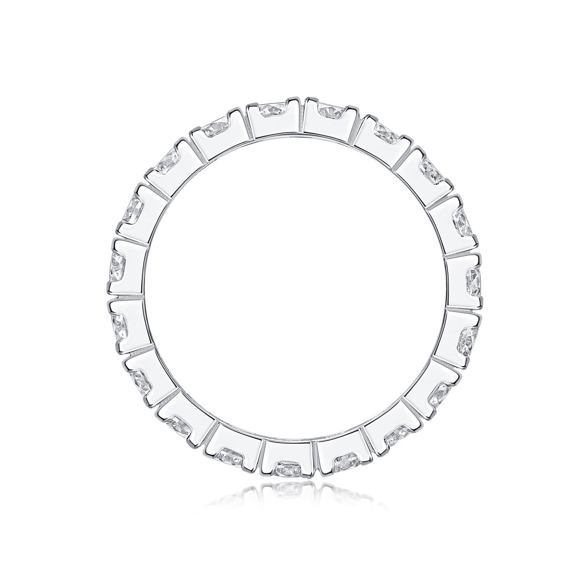 Women's Luxury Ring Moissanite Diamond Ring 925 Sterling Silver Ring Platinum Plated 18k White Gold Plated Engagement Ring