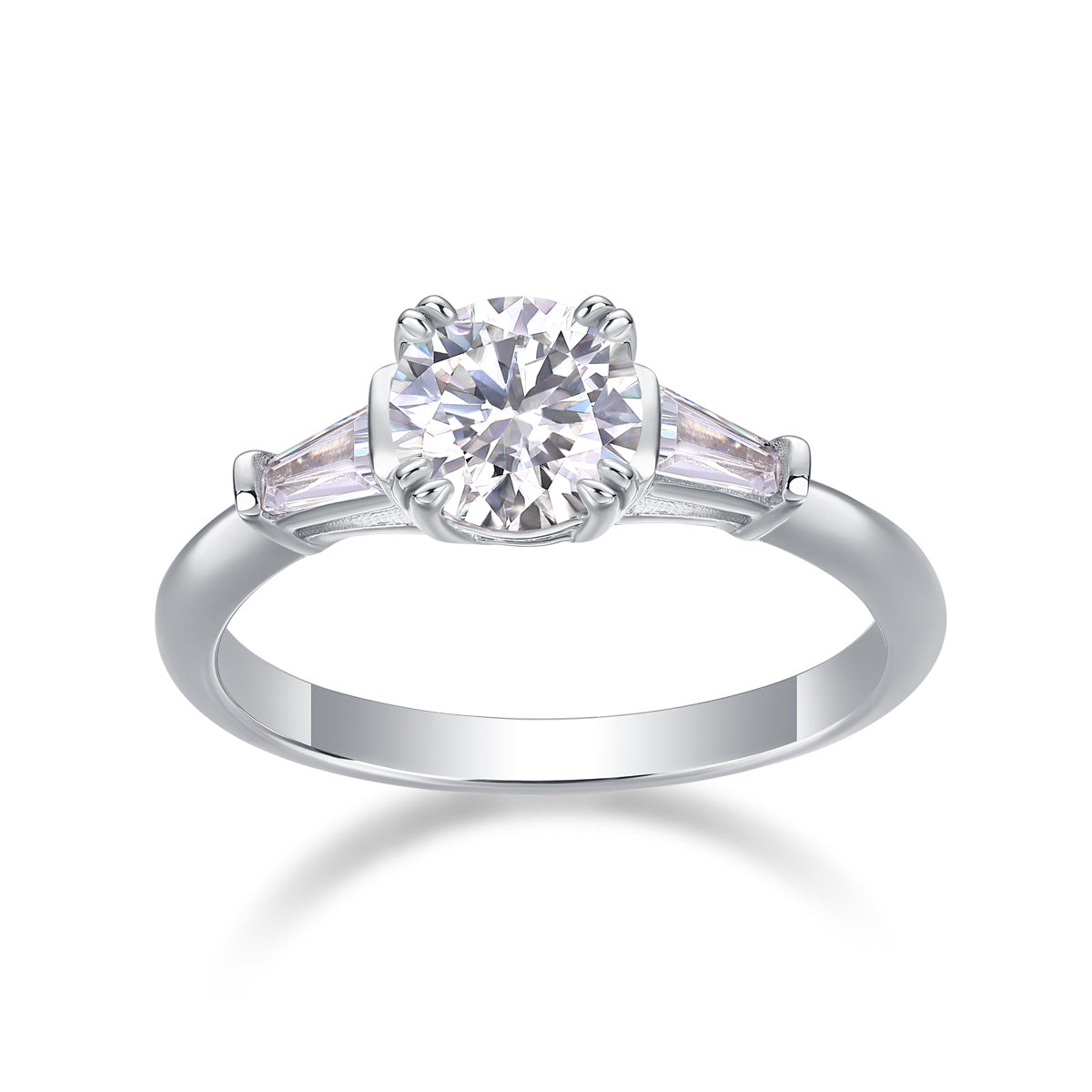 Women Luxury Ring Moissanite Diamond 925 Sterling Silver Ring Gold Silver High-End Jewelry Women Enagagement Ring