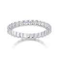 Women's Luxury Ring Moissanite Diamond Ring 925 Sterling Silver Rhodium Plated Fashionable Women Engagement Ring
