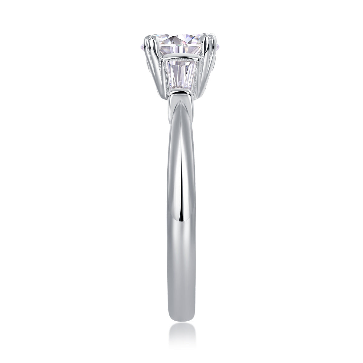 Women Luxury Ring Moissanite Diamond 925 Sterling Silver Ring Gold Silver High-End Jewelry Women Enagagement Ring