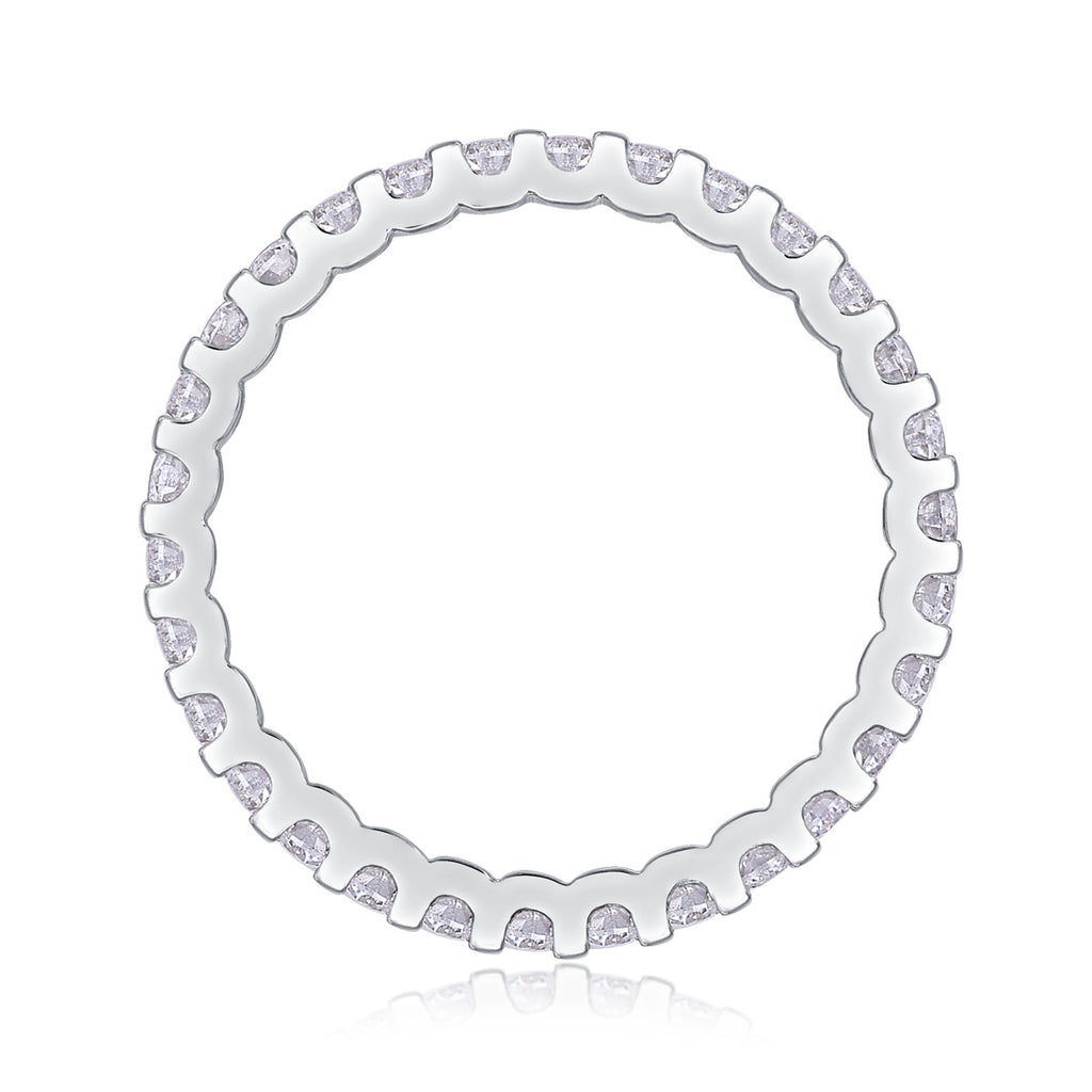 Women's Luxury Ring Moissanite Diamond Ring 925 Sterling Silver Rhodium Plated Fashionable Women Engagement Ring