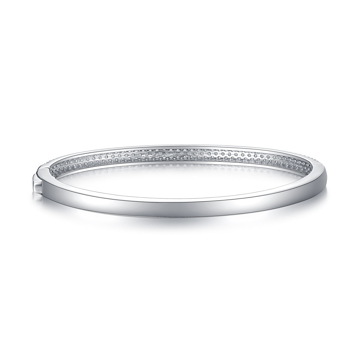 Women's Luxury Bracelet 25 Sterling Silver Bracelet Elegant GRA Moissanite Bangles Moissanite Cuff Fashion Women Bracelet