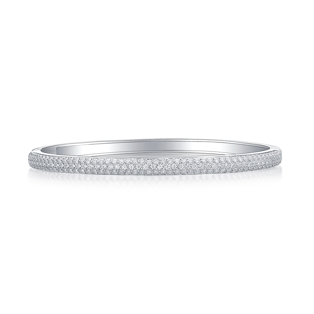 Women's Luxury Bracelet 25 Sterling Silver Bracelet Elegant GRA Moissanite Bangles Moissanite Cuff Fashion Women Bracelet