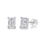 Women's Luxury Earrings Studs Set 925 Sterling Silver Moissanite Diamond Earrings 18K Gold Plated  Stud Earrings