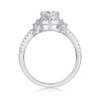 Women's Luxury Ring Moissanite Large Diamond 925 Sterling Silver Alternative Elegant Moissanite Fashion Women's Rings