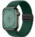 Smart Apple Watch Band Braided Solo Loop Band Magnetic Buckle Band MultiFunction Sports Mode iWatch