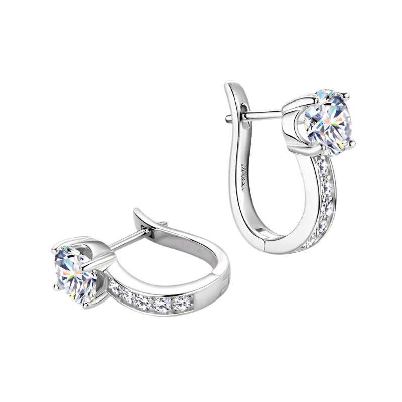 Fashion Simple High-grade Moissanite Women's Earrings