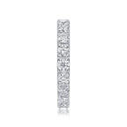 Starry Sky Diamond Ring Luxury Fashion Set Moissanite Silver Ring