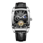 LIGE New Men's Watch Top Brand Luxury Business Men's Leather Wrist Quartz Watch