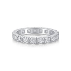 Starry Sky Diamond Ring Luxury Fashion Set Moissanite Silver Ring