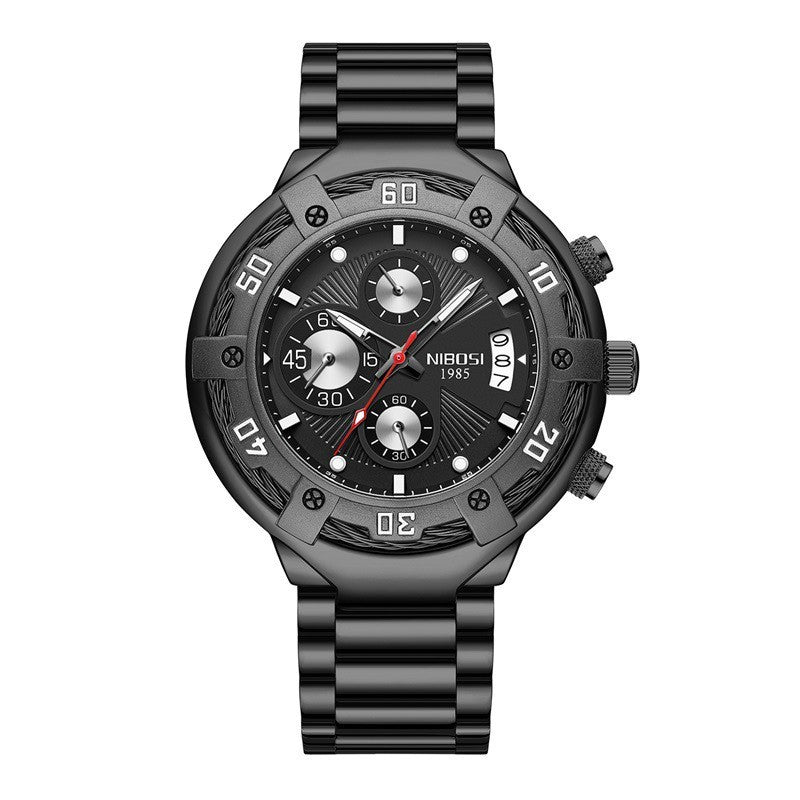 Nieuw multifunctioneel herenhorloge, mode-zakelijk quartzhorloge