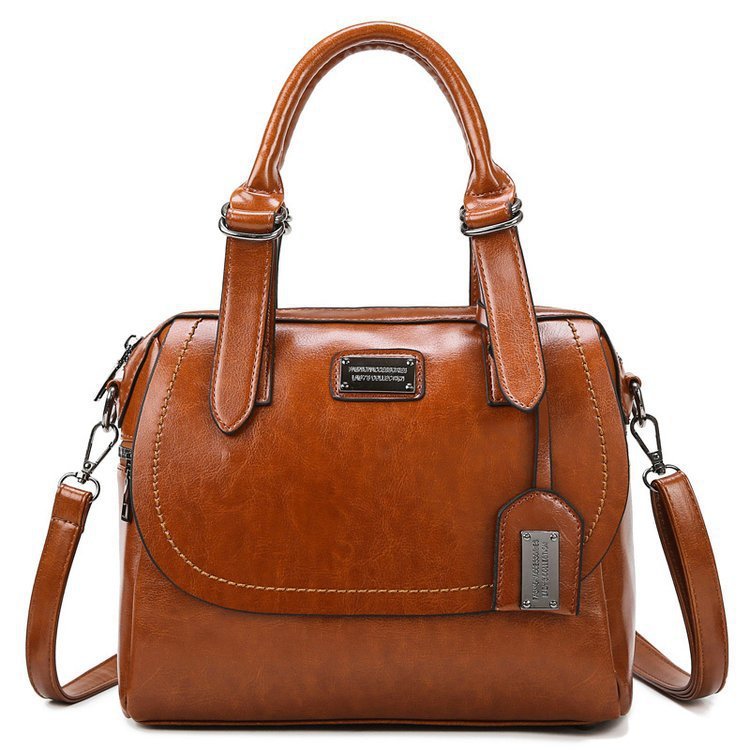 Women Large Capacity Handbag Original Leather Shoulder Messenger Bag Single handle Women's Shoulder Bag