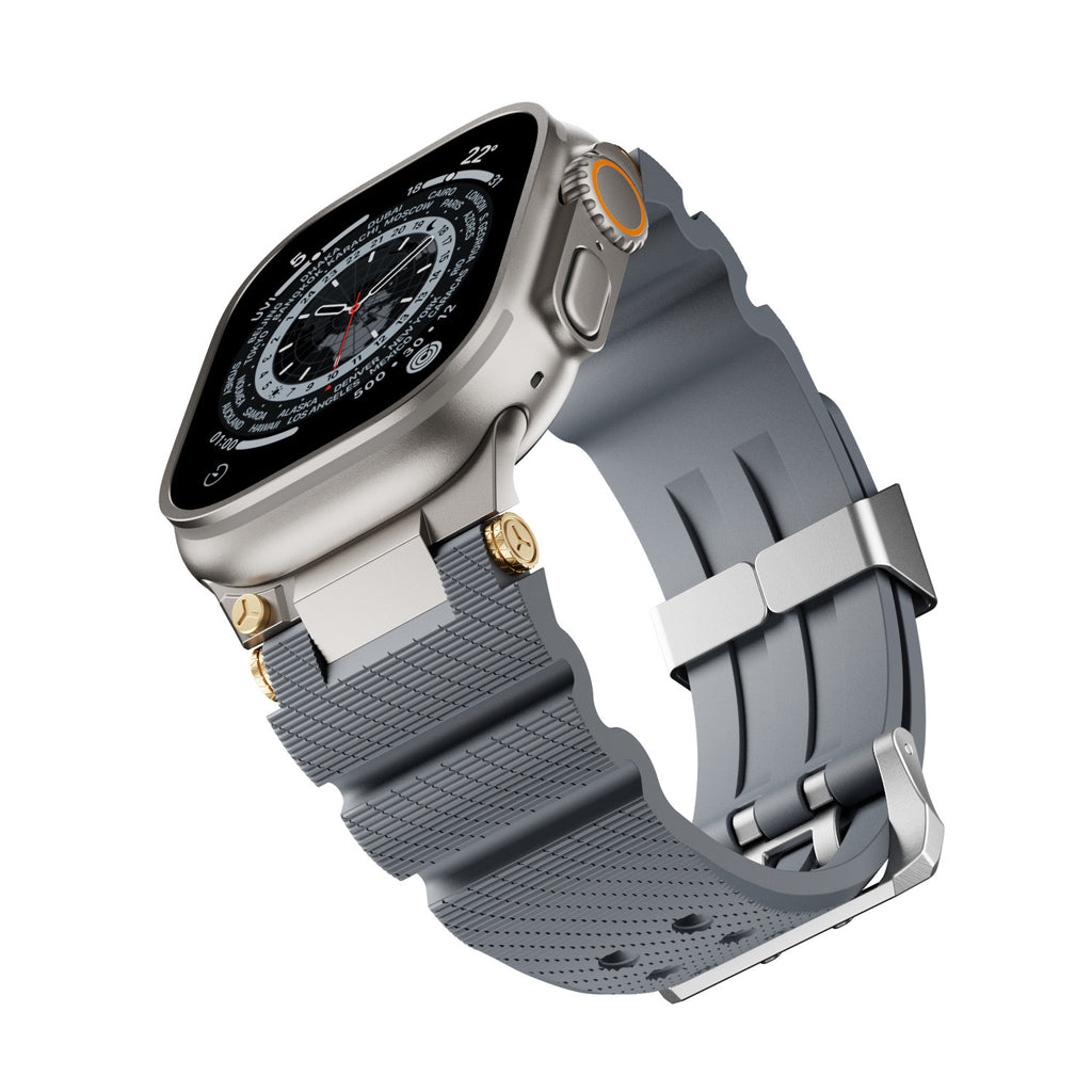 Apple Suitable Watch Strap Applewatch9 Ultra2 Sports Silicone Tape Smart Watch