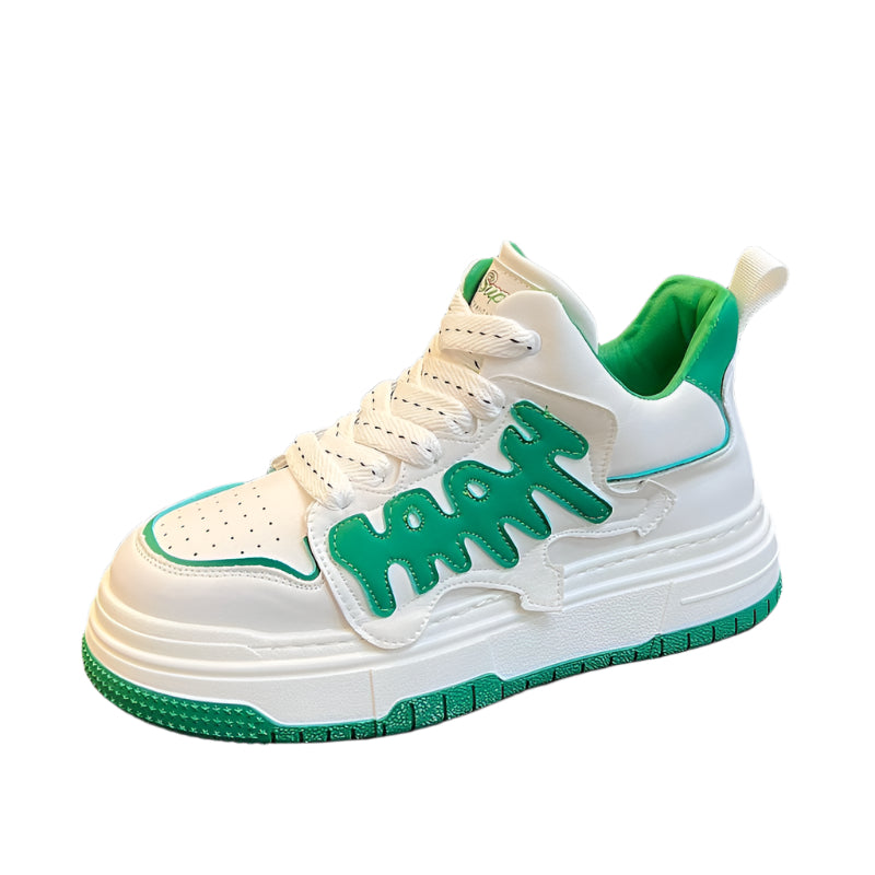 Fashionable  Men's Trendy Casual White Sneakers