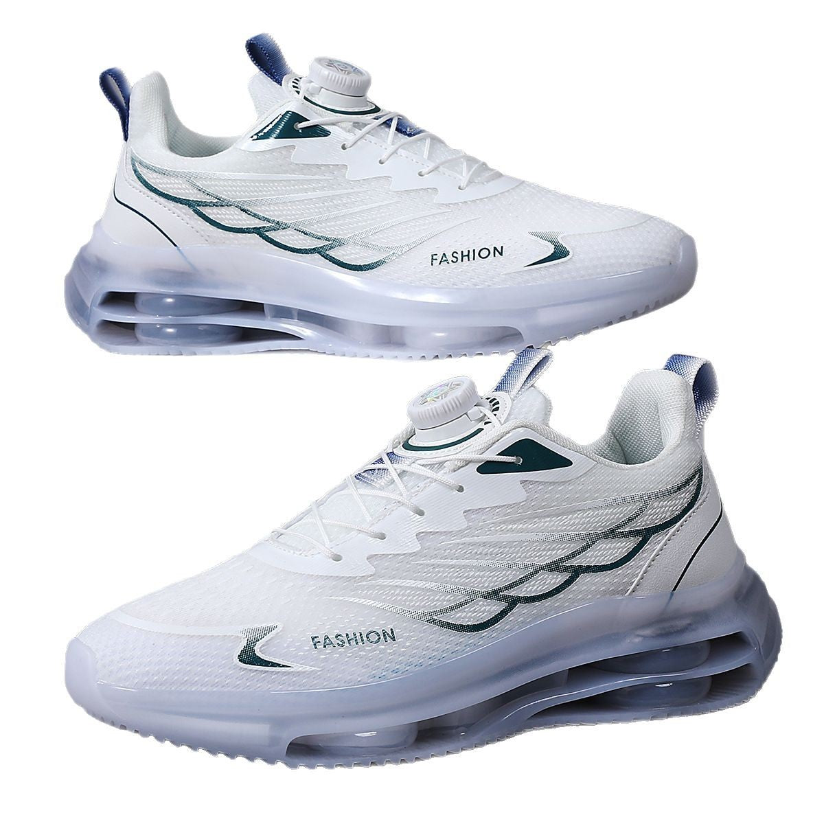 Fashionable Rotating Button Youth Sports Running Casual Shoes