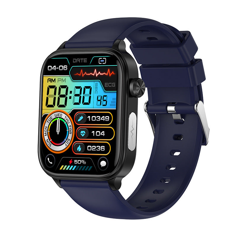 Nuovo Smart Watch ET570 con Chiamata Bluetooth, ECG, Funzione ECG, Misurazione non invasiva della glicemia, Misurazione dell'ossigeno nel sangue reale