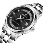 Orologio meccanico di alta gamma in acciaio inossidabile da uomo Olense