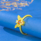 S925 Sterling Zilveren Bijenketting Dames Design Mode